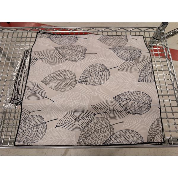 PAQUET DE 8 SERVIETTES S&G (FEUILLES GRISES)