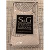 Image 1 : PAQUET DE 4 SERVIETTES S&G (FEUILLES GRISES)