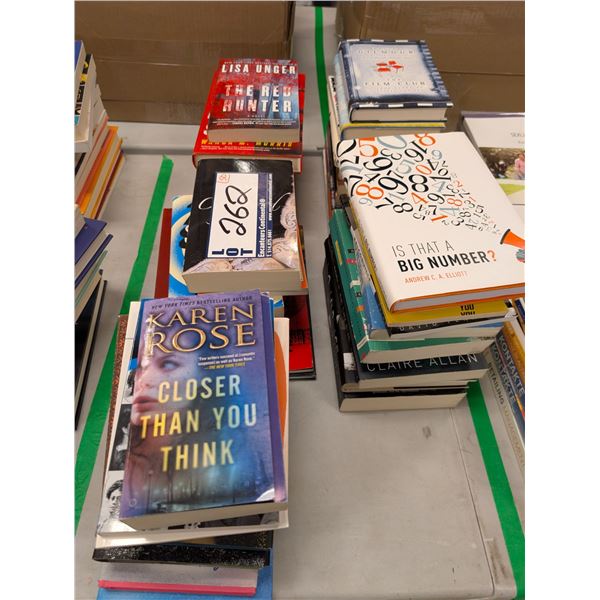 LOT DE 50 LIVRES ANGLAIS ASSORTIS