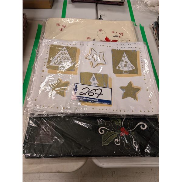 LOT DE NAPPERONS ASSORTIS THÈME NOËL