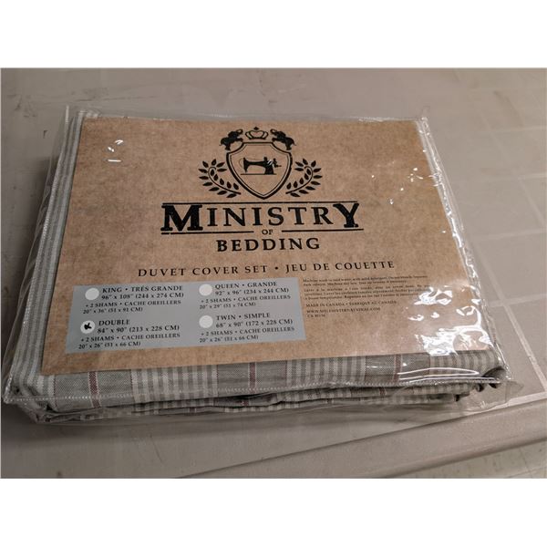 HOUSSES DE COUETTE QUEEN MINISTRY OF BEDDING STYLES ASSORTIS