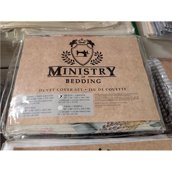 HOUSSES DE COUETTE QUEEN MINISTRY OF BEDDING STYLES ASSORTIS