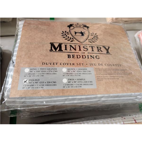 HOUSSES DE COUETTE DOUBLE MINISTRY OF BEDDING STYLES ASSORTIS