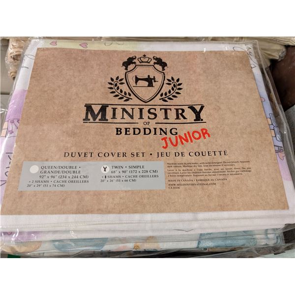HOUSSES DE COUETTE SIMPLE MINISTRY OF BEDDING STYLES ASSORTIS