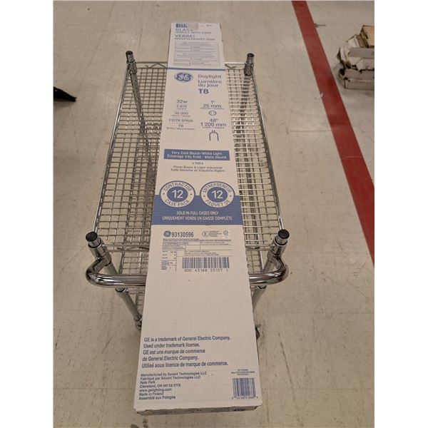 BOÎTE DE 12 TUBES FLUORESCENTS GE T8 32W 48 PO 6500K