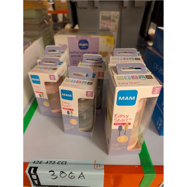 LOT DE 12 BIBERONS POUR BÉBÉ ASSORTIS