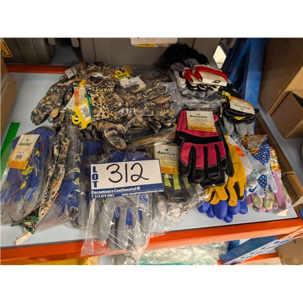 LOT DE GANTS DE JARDINAGE ASSORTIS
