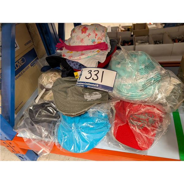 LOT DE CHAPEAUX POUR ENFANTS ASSORTIS