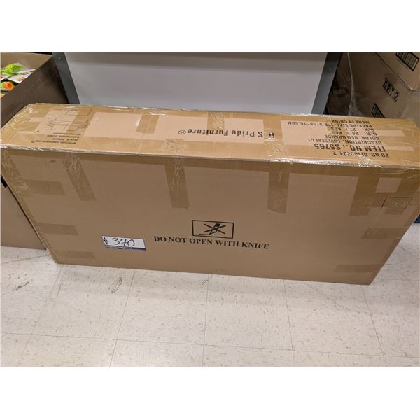 CAUSEUSE U S PRIDE FURNITURE S5765 ROUGE ET ORANGE (À ASSEMBLER)