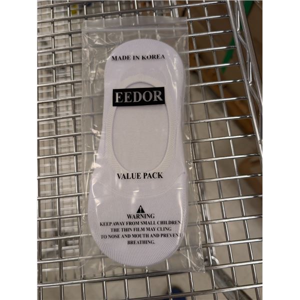 PAQUET DE 3 PAIRES DE BAS FEMME EEDOR BLANCS