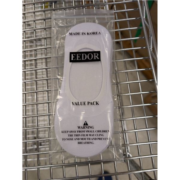 PAQUET DE 3 PAIRES DE BAS FEMME EEDOR BLANCS
