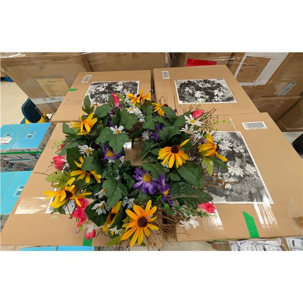 COURONNE FLORALE 18 PO