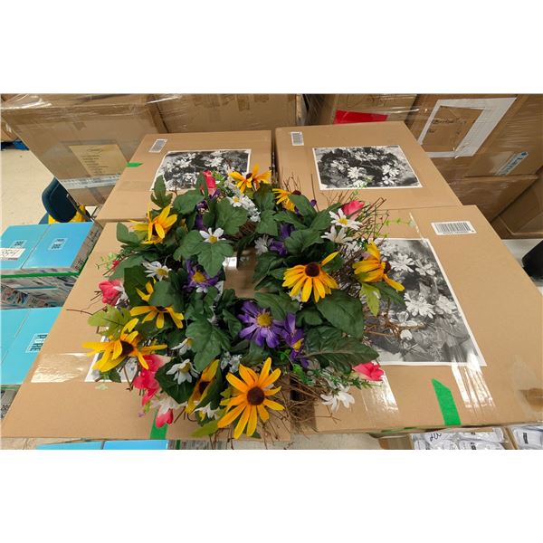 COURONNE FLORALE 18 PO