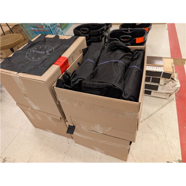 LOT DE SACS RÉUTILISABLES EN TISSU NOIR (LOGO CLAW-ME)