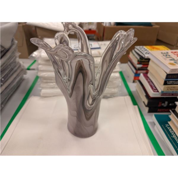 VASE MURANO GLASS TRILOGY BLUSH 9" X 13" #1060137