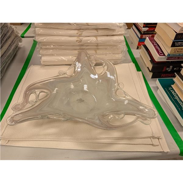 CENTRE DE TABLE MURANO GLASS TRILOGY 16,75" #1057752