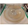 Image 1 : CENTRE DE TABLE MURANO GLASS MIELE 17" #1054891