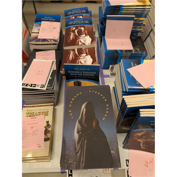 LOT DE 49 LIVRES ANGLAIS ASSORTIS