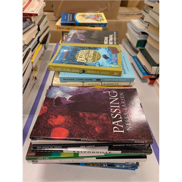 LOT DE +/- 50 LIVRES ANGLAIS ASSORTIS