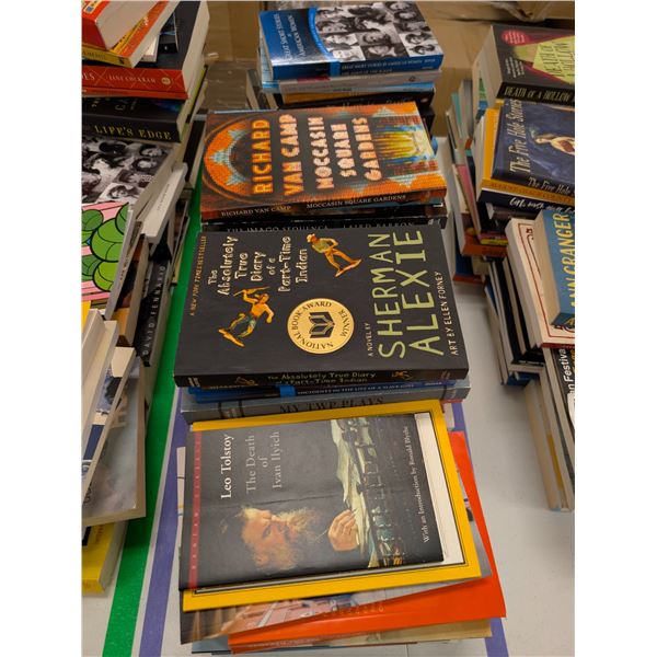 LOT DE +/- 50 LIVRES ANGLAIS ASSORTIS