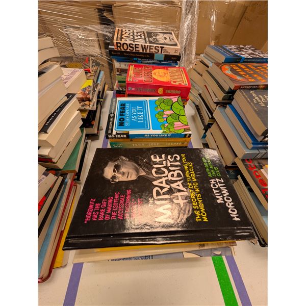 LOT DE +/- 50 LIVRES ANGLAIS ASSORTIS