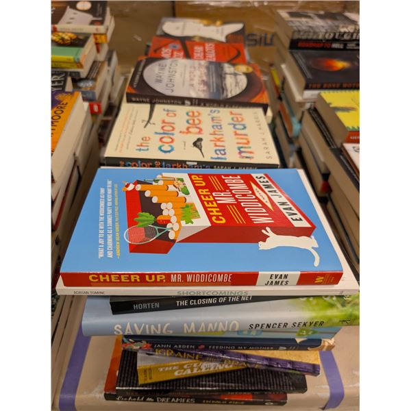 LOT DE +/- 50 LIVRES ANGLAIS ASSORTIS