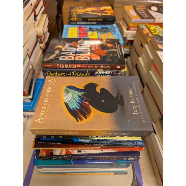 LOT DE +/- 50 LIVRES ANGLAIS ASSORTIS