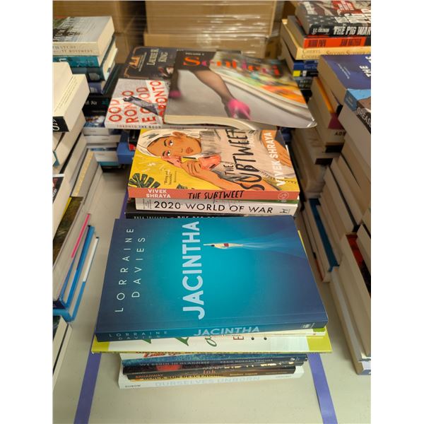 LOT DE +/- 50 LIVRES ANGLAIS ASSORTIS