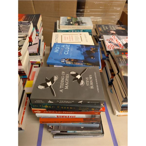 LOT DE +/- 50 LIVRES ANGLAIS ASSORTIS