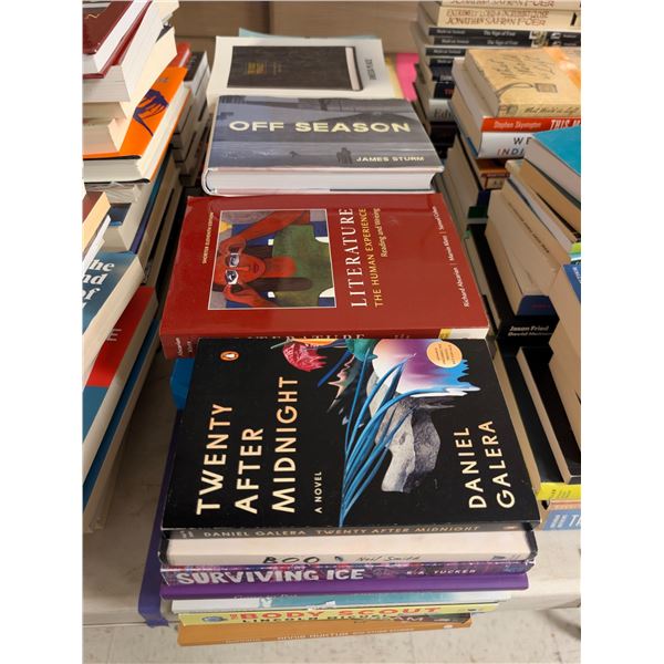 LOT DE +/- 50 LIVRES ANGLAIS ASSORTIS