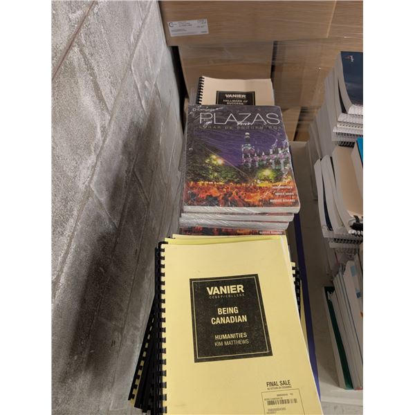 LOT DE +/- 50 MANUELS SCOLAIRES EN ANGLAIS