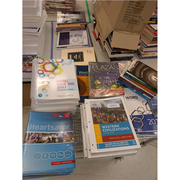 LOT DE +/- 50 MANUELS SCOLAIRES EN ANGLAIS
