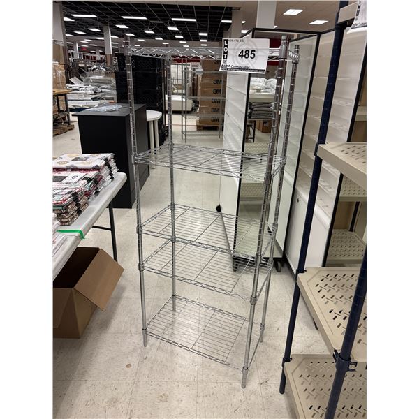 ÉTAGÈRE MÉTALLIQUE 23" X 13" X 59"