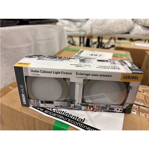 LUMINAIRE DEL SOUS ARMOIRE UBERHAUS - 4 LUMIÈRES, 3000K, 420 LUMENS