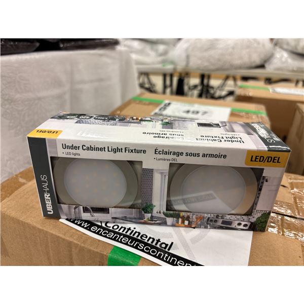 LUMINAIRE DEL SOUS ARMOIRE UBERHAUS - 4 LUMIÈRES, 3000K, 420 LUMENS