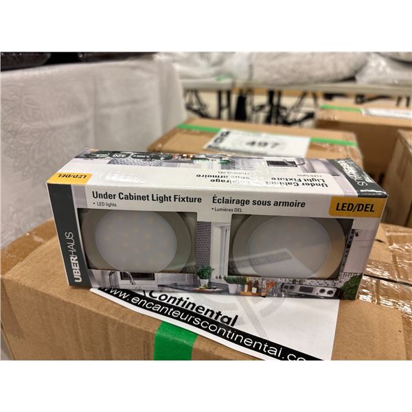 LUMINAIRE DEL SOUS ARMOIRE UBERHAUS - 4 LUMIÈRES, 3000K, 420 LUMENS