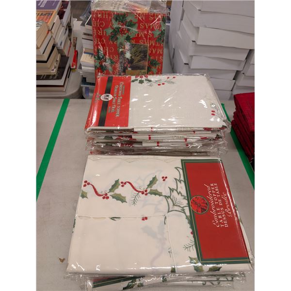 LOT DE 20+ DESSUS DE TABLE THÈME NOËL