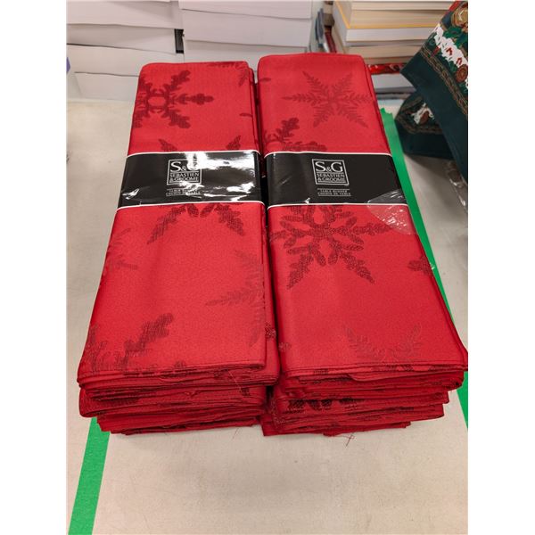 LOT DE 20+ CHEMINS DE TABLE THÈME NOËL