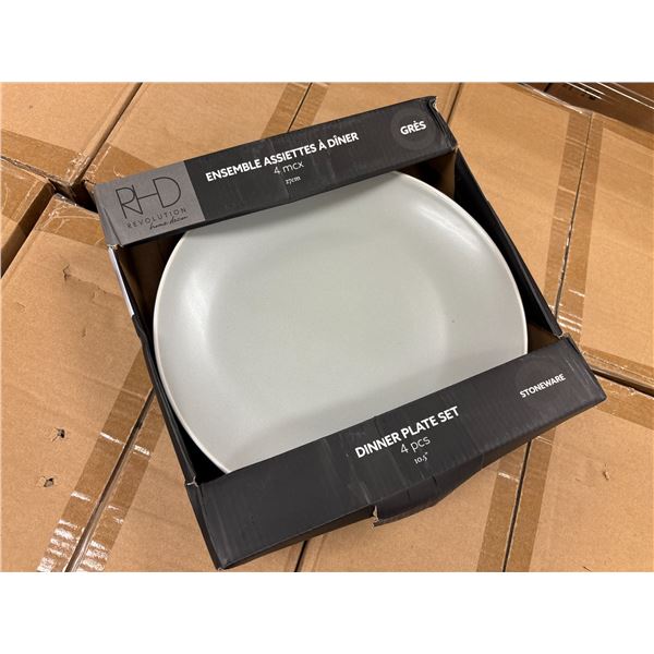PAQUET DE 4 ASSIETTES À DINER RHD REVOLUTION 27 CM