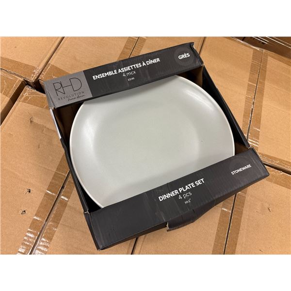 PAQUET DE 4 ASSIETTES À DINER RHD REVOLUTION 27 CM