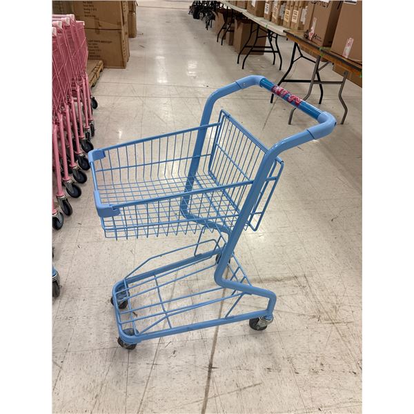 CHARIOT D'ÉPICERIE - BLEU