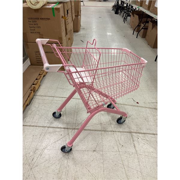 CHARIOT D'ÉPICERIE MOYEN - ROSE