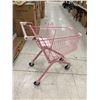 Image 1 : CHARIOT D'ÉPICERIE MOYEN - ROSE