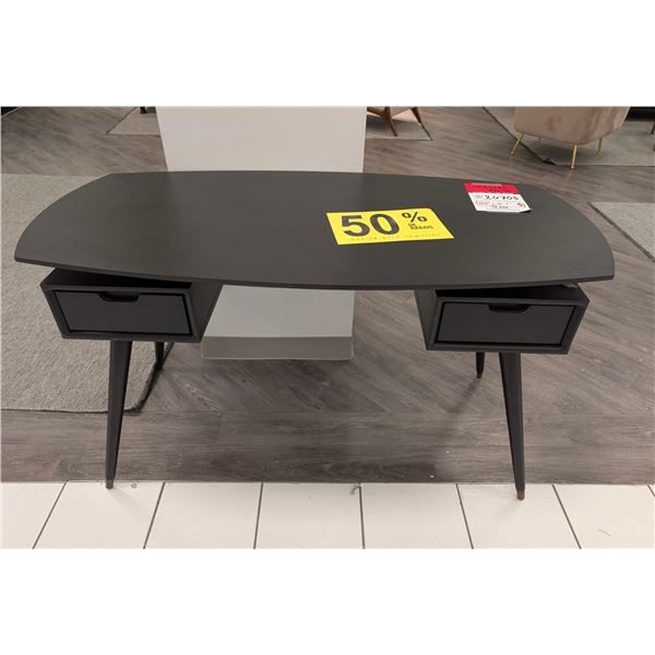 BUREAU NUEVO #169644 AVEC 2 TIROIRS (NOIR) #HGST153 #CNT42841 55 PO X 27 PO X 30 PO PDSF 2 070 $