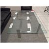 Image 2 : TABLE À CAFÉ RECTANGULAIRE (VERRE/CHROME) #CTB200A #CTA990B #CNT42675 & #CNT42699 59,5 PO X 30,5 PO 