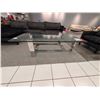 Image 3 : TABLE À CAFÉ RECTANGULAIRE (VERRE/CHROME) #CTB200A #CTA990B #CNT42675 & #CNT42699 59,5 PO X 30,5 PO 