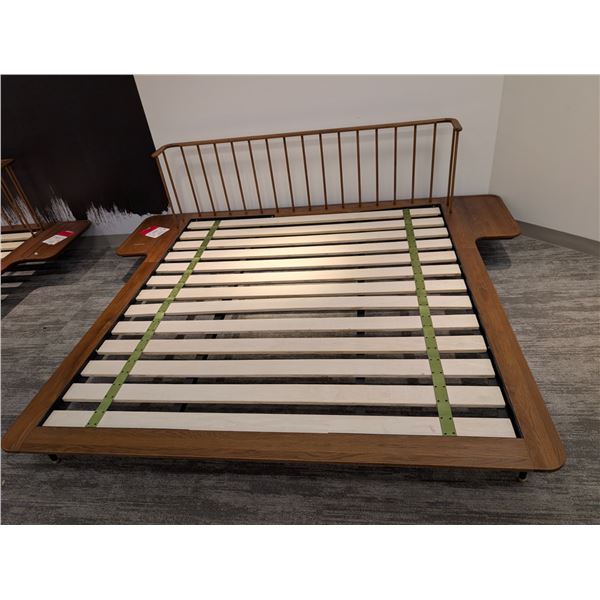 LIT PLATEFORME KING AVEC TABLETTES LATÉRALES INTÉGRÉES #CDA482A #SCDA0088 #CNT41715 & #CNT71723 PDSF