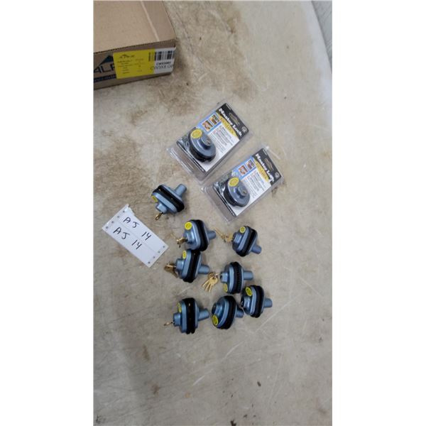 Lot of Master Lock GunLock Trigger Locks with Keys, Packaged and Loose, 10x