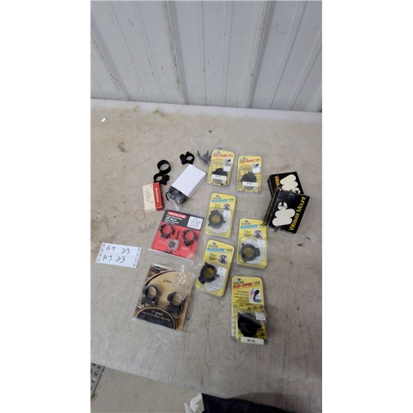 Redfield All Steel Scope Rings, Weaver Mount, Butler Creek Scope Covers, and More