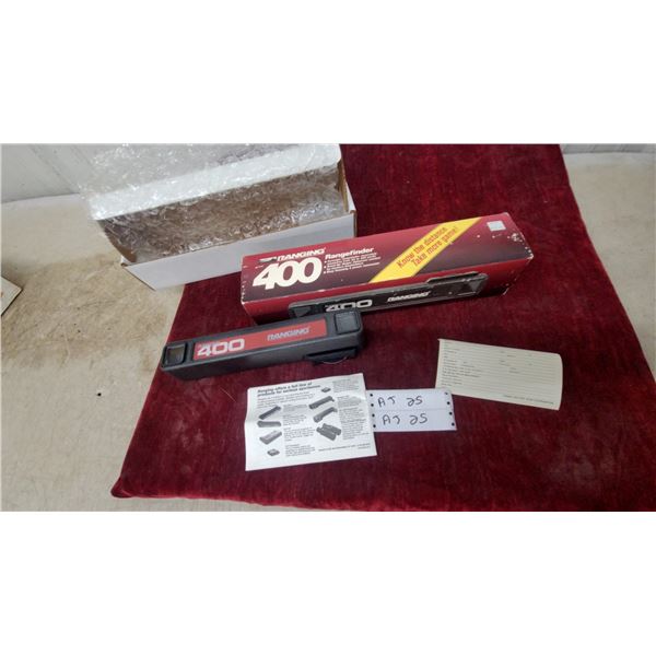 Ranging 400 Rangefinder with Original Box, Instructions